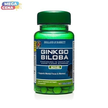 Ginkgo Biloba 60 mg 60 Tabletek